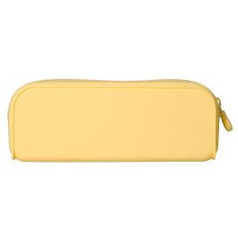 Estuche Portatodo Antartik Prisma Silicona Soft Rectangular 185x50x75 mm Amarillo