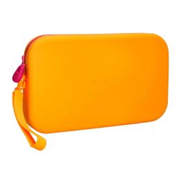 Estuche Portatodo Antartik Tropical Dive Silicona Soft Rectangular 190x120x25 mm Naranja