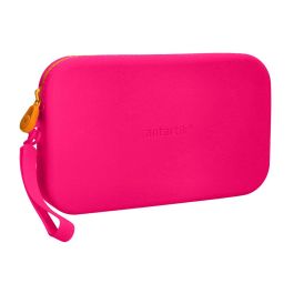 Estuche Portatodo Antartik Tropical Dive Silicona Soft Rectangular 190x120x25 mm Rosa Fucsia