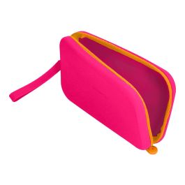 Estuche Portatodo Antartik Tropical Dive Silicona Soft Rectangular 190x120x25 mm Rosa Fucsia