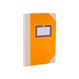 Libro Cartone Cosido Fernandes Flecha Din A4+ Liso 50 Hojas 100 gr Naranja