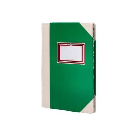 Libro Cartone Cosido Fernandes Flecha Din A4+ Liso 50 Hojas 100 gr Verde