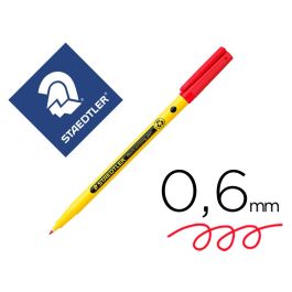 Rotulador Staedtler Noris Writing Pen 307 Tinta Base De Agua Punta Fina Trazo 0,6 mm Rojo 10 unidades Precio: 16.9278993103. SKU: B1BLGBXK8H