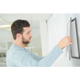 Marco Porta Anuncios Nobo Impression Pro Din A3 Marco De Clip Aluminio 320x17x445 mm