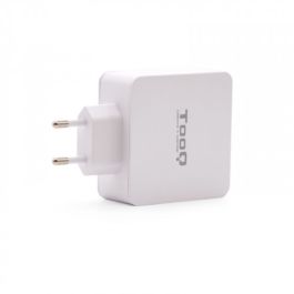 Cargador de Pared TooQ TQWC-2SC03WT/ 1xUSB Tipo-C/ 1xUSB/ 48W