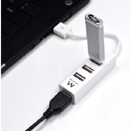 Hub USB Ewent EW1122 Blanco