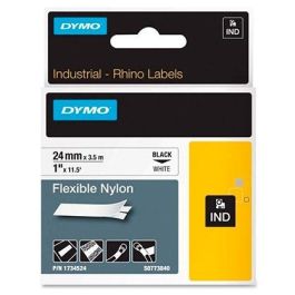 Dymo Rhino cinta de etiquetas industrial adhesiva id1-24, negro sobre blanco de 24mmx3´5m, nylon flexible (s0773840) Precio: 25.95000001. SKU: B1KGBJKS7C