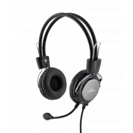 Bluestork MC-201 auricular y casco Auriculares Diadema Conector de 3,5 mm Negro, Plata
