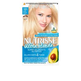 Garnier #101-sable bld Nutrisse Crème Tinte Capilar Permanente Nutritivo con 3 Aceites para Cobertura Canas - Tono 10 Rubio Platinado