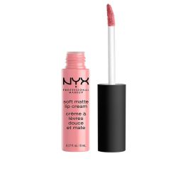 Nyx Professional Make Up SOFT MATTE lip cream #Istanbul - Labial cremoso mate, alta cobertura, larga duración, tono Rosa, 8ml, Cruelty Free