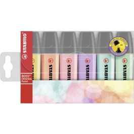 Stabilo Boss marcador fluorescente estuche 6 colores pastel Precio: 6.95000042. SKU: B1BBWGQQ83