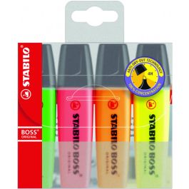 Stabilo Boss marcador fluorescente estuche 4 colores Precio: 4.94999989. SKU: B1DB7YZ5KH