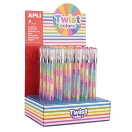 Apli Expositor Bolígrafo Roller Gel Pen Twist Colors Surtidos -24U- Precio: 24.50000014. SKU: B1GD9QVKZV
