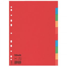 Esselte 10 separadores multitaladro cartón a4 colores Precio: 2.95000057. SKU: B1E9ZNQ34Q
