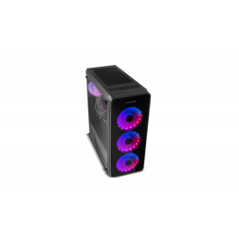 Caja Semitorre ATX Nox NXHUMMERTGM LED RGB Negro