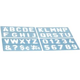 Plantilla Liderpapel Rotulacion 1800 Letras Y Numeros 100 mm