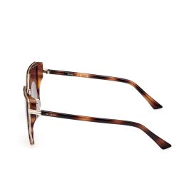 Guess GU7871 53F Gafas de Sol para Mujer con Montura Inyectada Blonde Havana, Cristales Marrón Degradado 59mm, Patillas 135mm