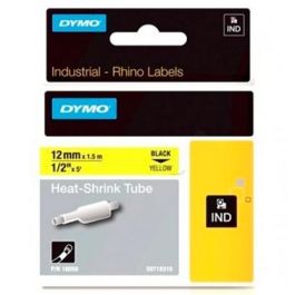 Dymo Rhino cinta id1-12, negro sobre amarillo, 12mmx1´5m, tubo termorretractil (s0718310) Precio: 31.95000039. SKU: B1FN72G2QF