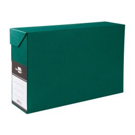 Caja Transferencia Liderpapel Folio Lomo 118 mm Color Verde 390x118x260 mm