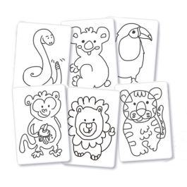 Alpino ceras baby "la jungla" para bebés con cartas para colorear estuche de 6 c/surtidos