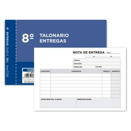 Talonario Liderpapel Entregas 8º Original Y Copia 228 Apaisado 10 unidades Precio: 11.79000042. SKU: B1GTPPF7DJ