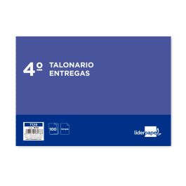 Talonario Liderpapel Entregas Cuarto Original 129 Apaisado 10 unidades