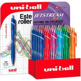Uniball Expositor Rollerball Jetstream Sxn-150C-3D Retractil Azul-Azul Claro-Rojo-Verde-Verde Claro-Rosa-Naranja-Violeta -36U- Precio: 33.94999971. SKU: B198AQG3C4
