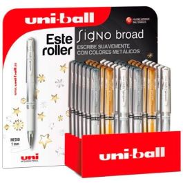 Uniball expositor rollerball signo broad um-153 g/s/w 3D plata-oro-blanco -36u- Precio: 54.94999983. SKU: B18A6GQYZV