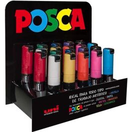 Posca Marcador Pc-8K-20P No Permanente Punta Biselada 8.0 mm Colores Surtidos -Expositor 20U- Precio: 77.69000052. SKU: B1GVJ3LZ39