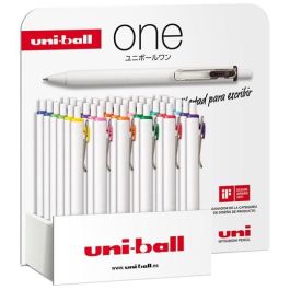 Uniball one gel pen 0,38mm expositor 36 c/surtidos Precio: 51.94999964. SKU: B1K7V7YQEA