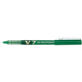 Rotulador Pilot Punta Aguja V-7 Verde 0.7 mm 12 unidades