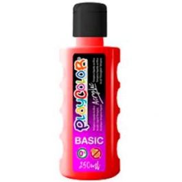 Playcolor pintura acrylic basic botella 250 ml rojo Precio: 3.95000023. SKU: B1CTS2PB7V