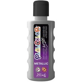 Playcolor pintura acrylic metallic botella 250 ml plata Precio: 3.95000023. SKU: B1J7L5D8PS