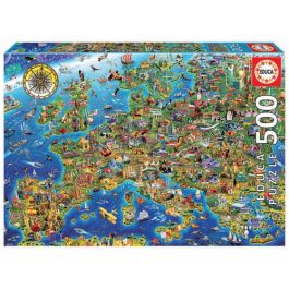 Educa Crazy European Map Puzzle rompecabezas 500 pieza(s) Precio: 8.3369. SKU: B18AADMR6E