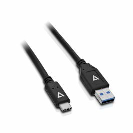 Cable USB A a USB C V7 V7U3.1AC-1M-BLK-1E Negro Precio: 11.94999993. SKU: S55018979