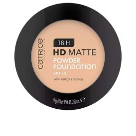 Catrice #015N HD MATTE Polvo Compacto Base Maquillaje SPF15, Matificante 18h, Anti-Brillos, Resistente al Sudor, 8g