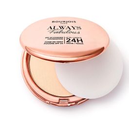 Bourjois #115 ALWAYS FABULOUS Base de Maquillaje en Polvos SPF20, Waterproof, Acabado Mate, Golden Ivory, 7 gr