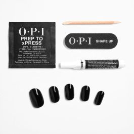 Opi Xpress/on uñas artificiales tonos icónicos #lady in black 30 u