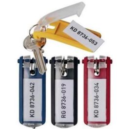 Durable llavero key clip con etiqueta siempre visible rojo -bolsa 6u- Precio: 4.94999989. SKU: B1HBZ3MAZZ