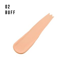 Max Factor #02-Buff Corrector Crema Sérum Antifatiga Iluminador de Ojeras con Cafeína y Vitamina C, Aplicador Masajeador 10 ml