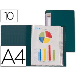Liderpapel Carpeta 31703 Personalizable con 10 Fundas de Polipropileno DIN A4 en Color Verde, Lomo Personalizable Precio: 2.50000036. SKU: B1HRGZWZZW