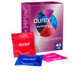 Durex Surprise mix x 40 preservativos variados Precio: 18.86611584. SKU: B13GHCMJLB