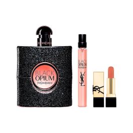 Yves Saint Laurent BLACK OPIUM Estuche 3 piezas - Eau de Parfum 90 ml + 10 ml + Barra de labios
