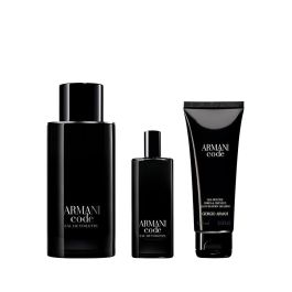 Giorgio Armani Armani Code Estuche Regalo Hombre. Incluye Eau de Toilette 125ml + 15ml y Gel de Ducha 75ml. Lote 3 piezas.