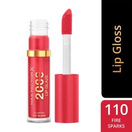 Max Factor 2000 CALORIE LIP Brillo de Labios #110 Fire Sparks, Voluminizador, Hidratante con Ácido Hialurónico, Vegano, Efecto Espejo 4,4 ml