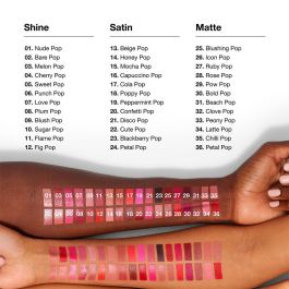 Clinique POP LONGWEAR SHINE Barra de Labios #Bare Pop 3.9 g - Acabado Brillante, Variedad de Tonos Clinique POP LONGWEAR SHINE Barra de Labios #Bare Pop 3.9 g - Acabado Brillante, Variedad de Tonos