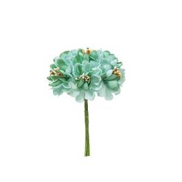 Bolsa 12 Mini Flores Pomos Tela Verde Precio: 5.68999959. SKU: B1CYHH36NG