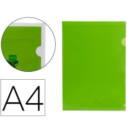 Carpeta Liderpapel Dossier Uñero 44003 Polipropileno Din A4 Verde 20 Hojas 10 unidades Precio: 3.50000002. SKU: B12RTCX7K3