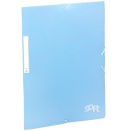 Carchivo Carpeta Solapas Folio C-Gomas Pp Soft Azul Pastel Precio: 2.95000057. SKU: B1J8XLJRDP