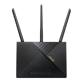 ASUS 4G-AX56 router inalámbrico Gigabit Ethernet Doble banda (2,4 GHz / 5 GHz) 3G Negro